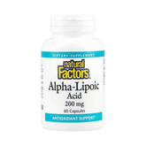 Natural Factors, Alpha-Lipoic Acid, 200 Mg, 60 Capsules